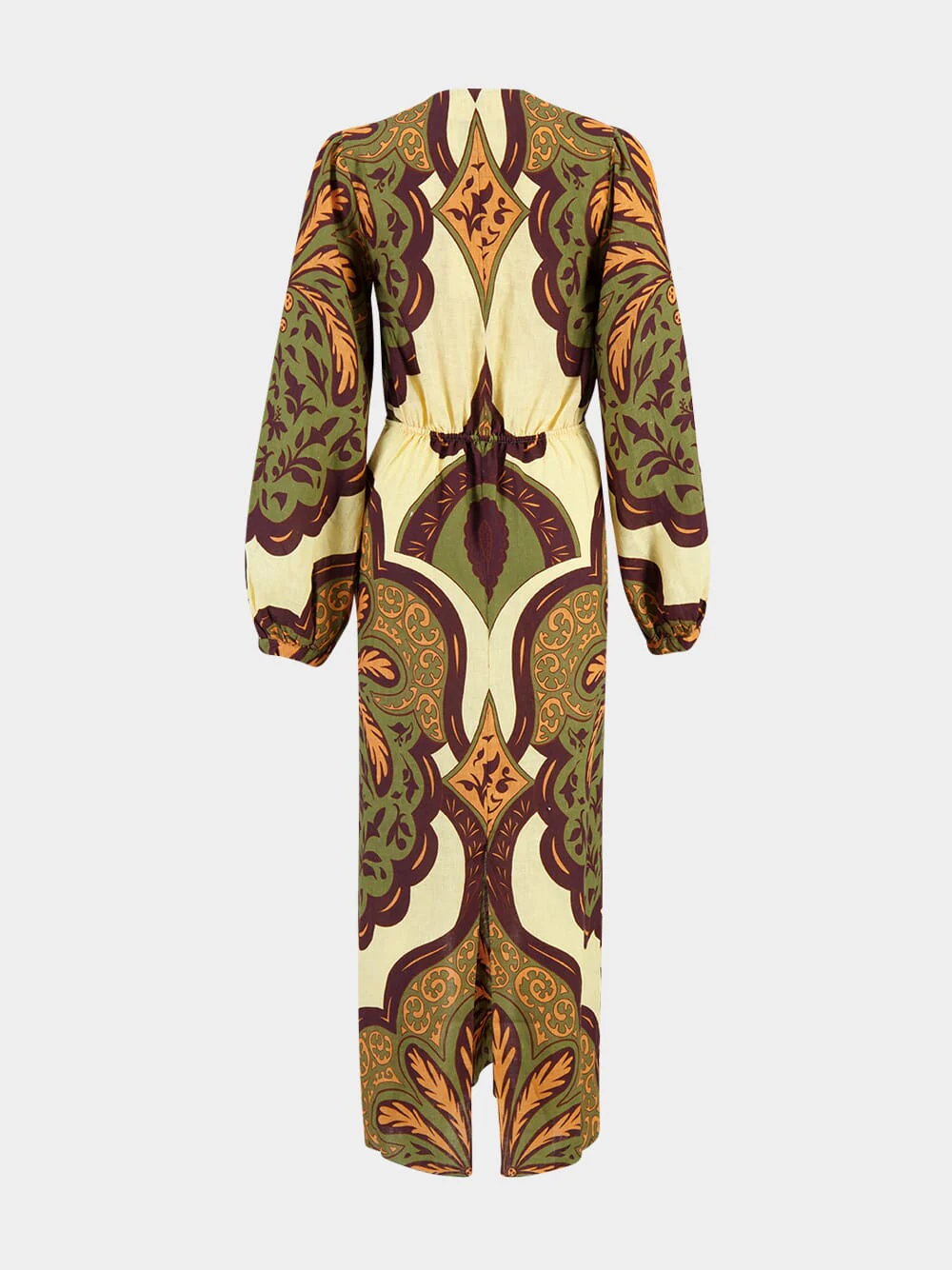 Across Paradise Linen Midi Dress - Image 4