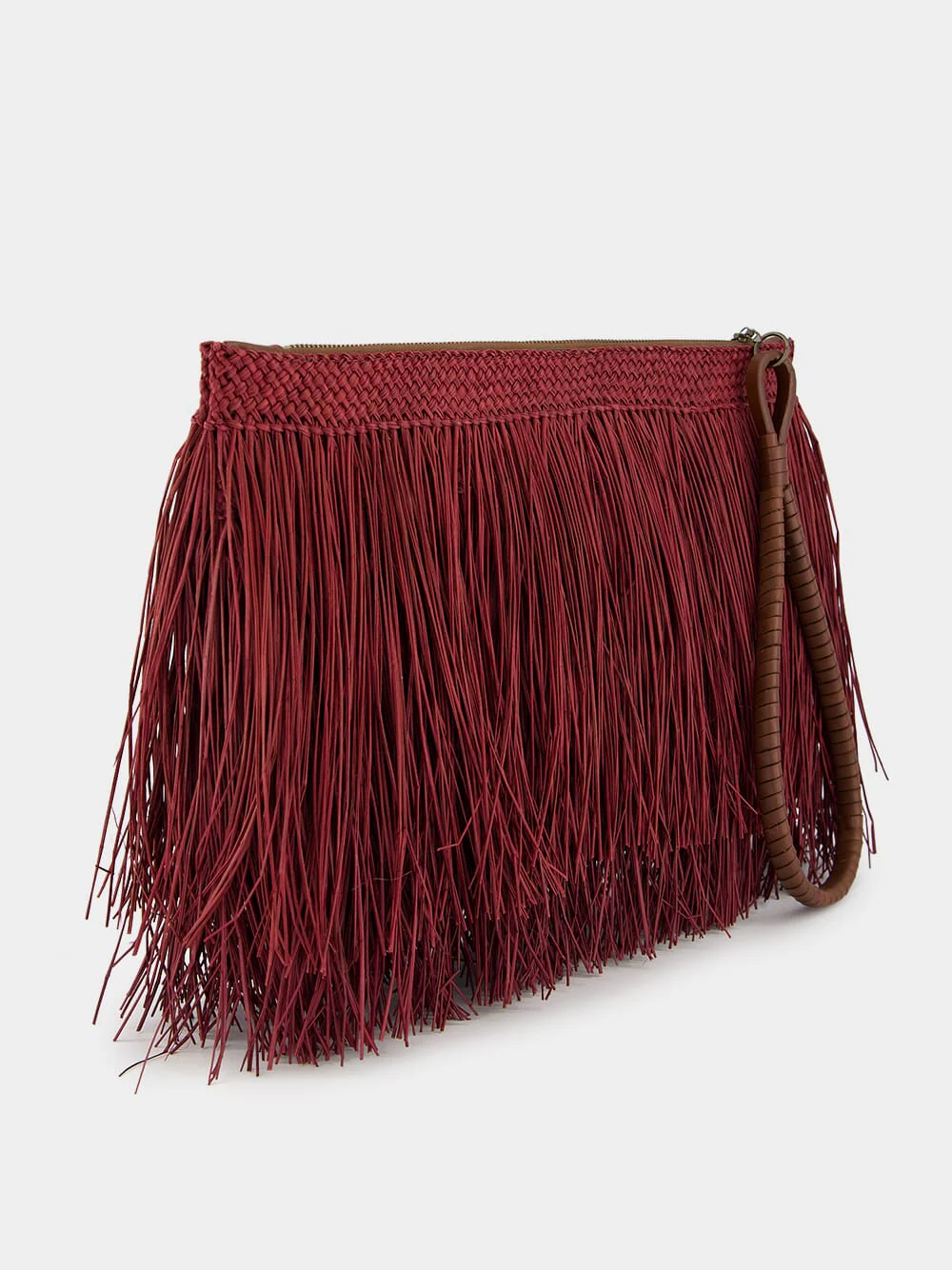 Fringed Leather Pouch - Image 2