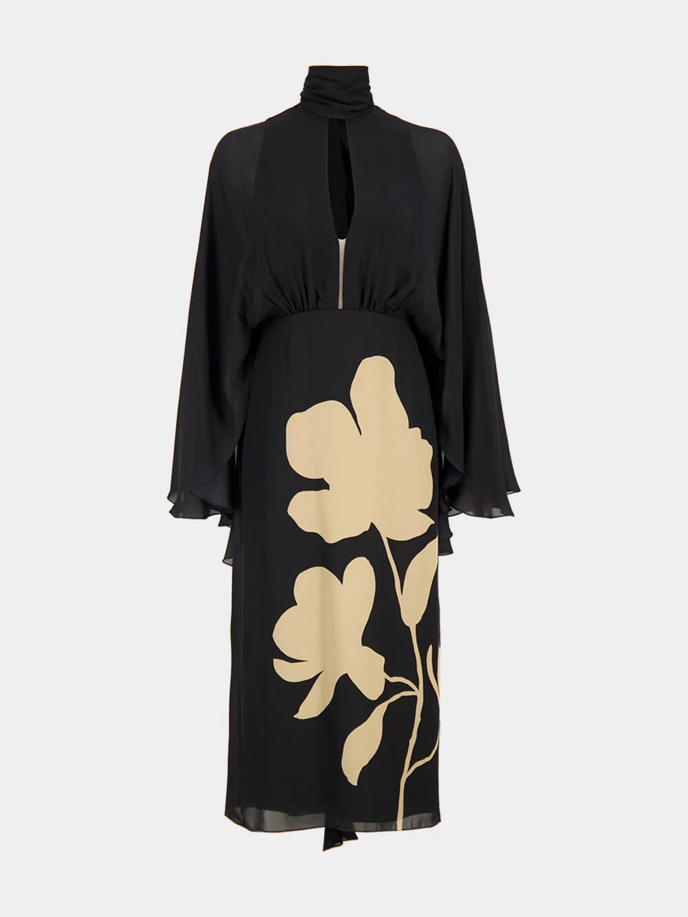 Black and Sand Post Treasured Dress