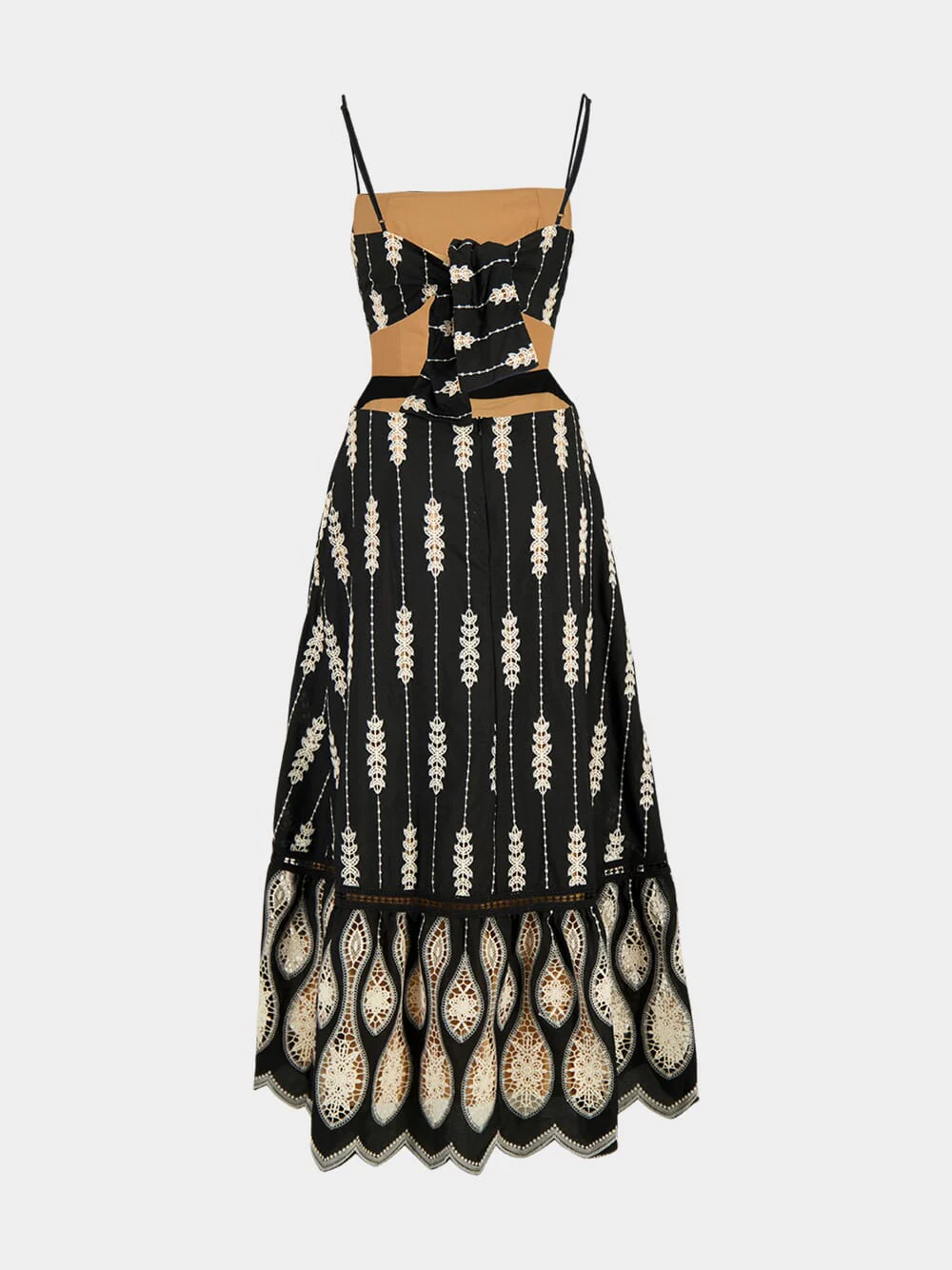Black Nostalgica Midi Dress - Image 3