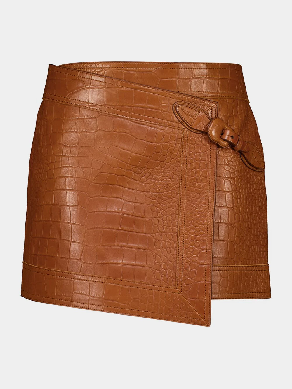 Camel Leather Emerging Skirt