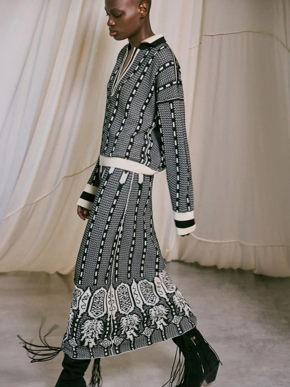 Energy Matrix Midi Skirt - Image 4