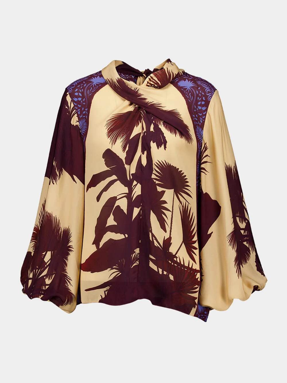 Intricate Islands Silk Top - Image 2