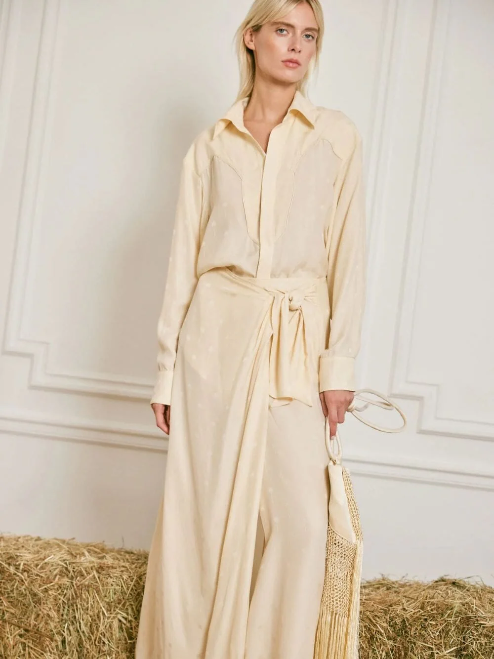 Lone Palm Silk Jacquard Shirt - Image 2