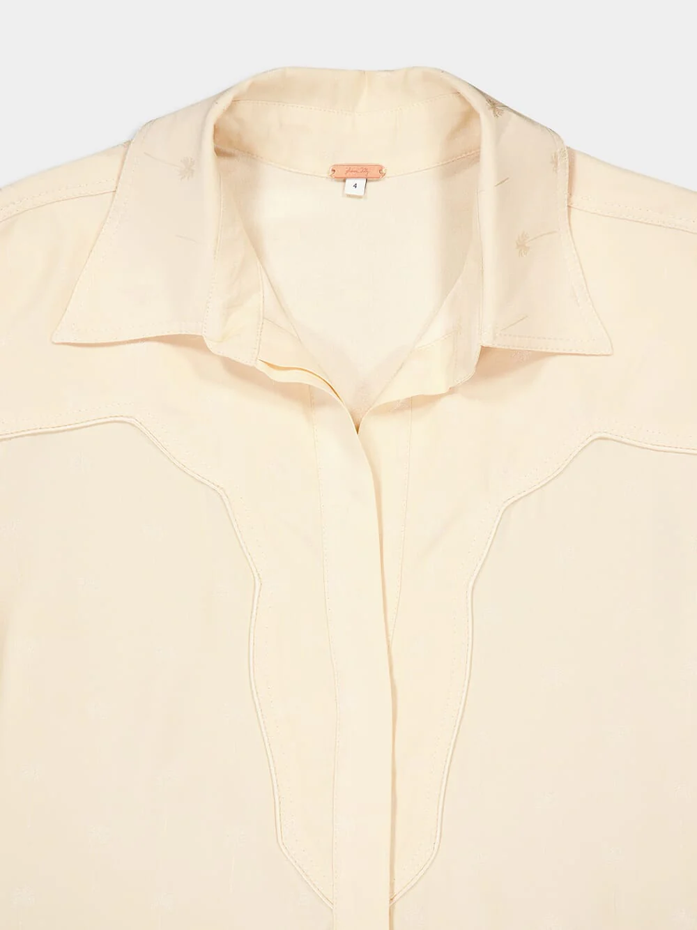 Lone Palm Silk Jacquard Shirt - Image 4