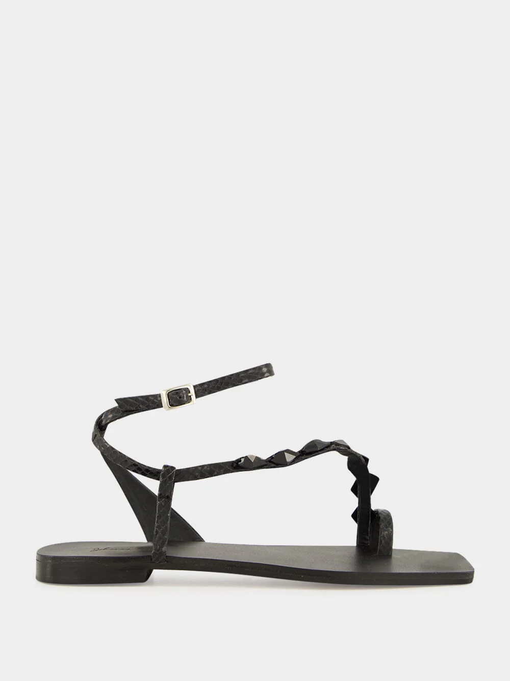Dark Chocolate Dazzling Crest Sandals