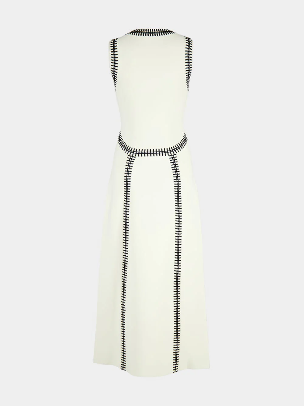 Ecru and Black Spiritual Dress - Image 3