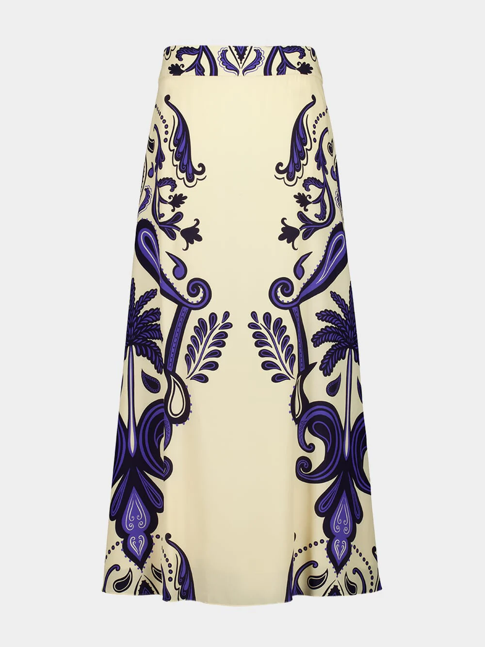 Ecru and Navy Everywhere Skirt