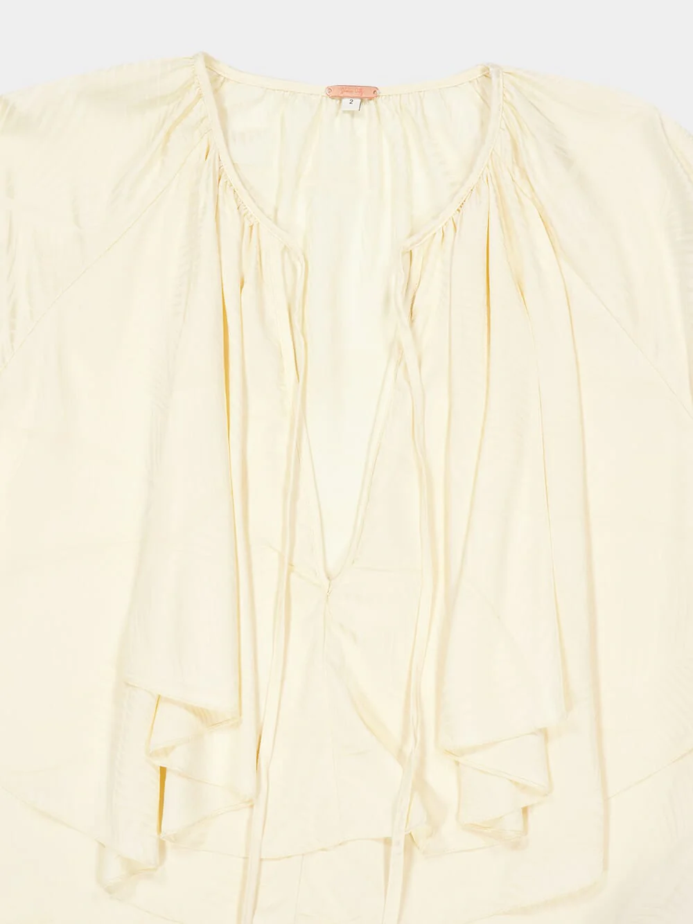 Ecru Brisa Colectiva Jacquard Top - Image 3