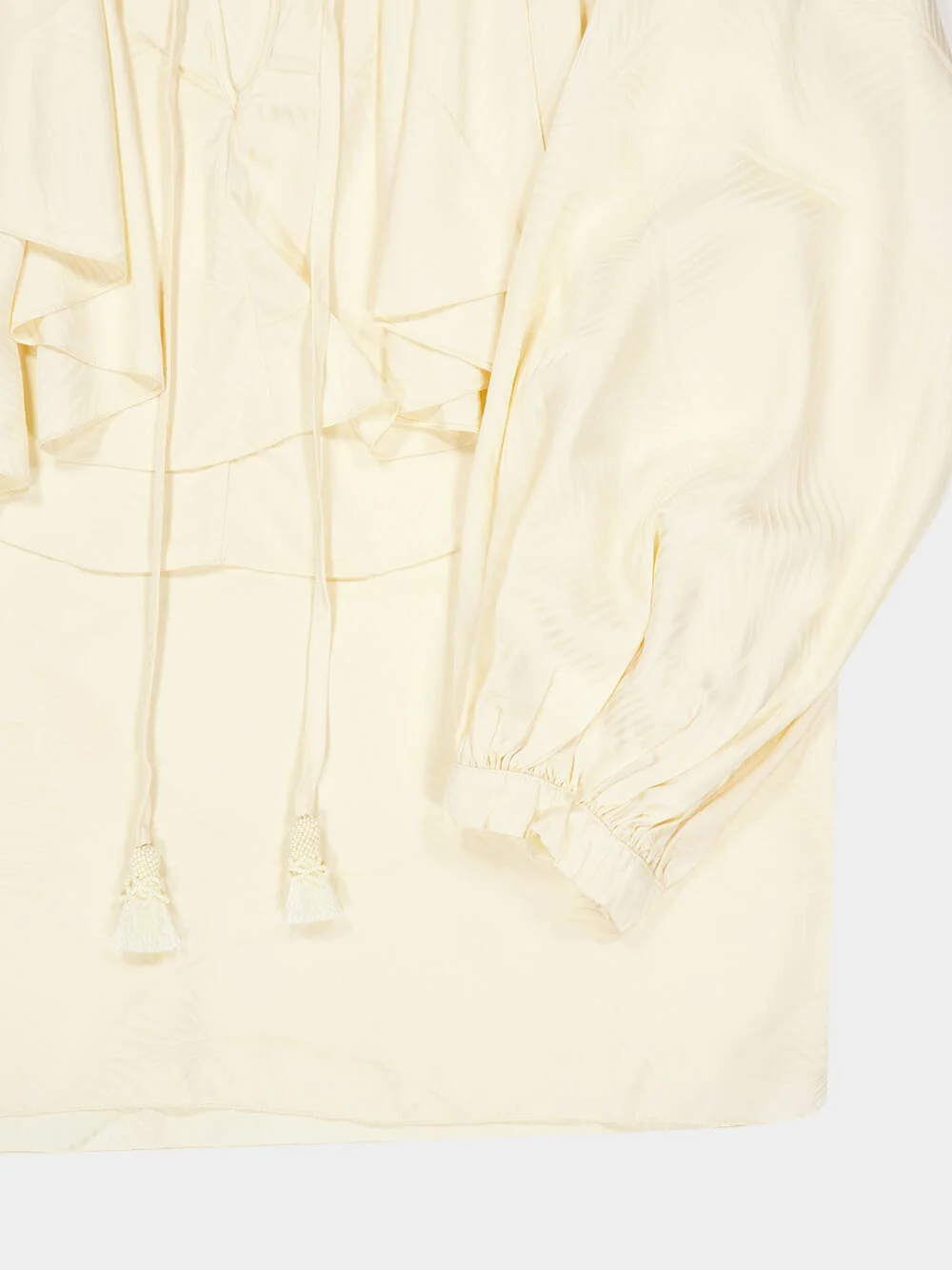 Ecru Brisa Colectiva Jacquard Top - Image 4