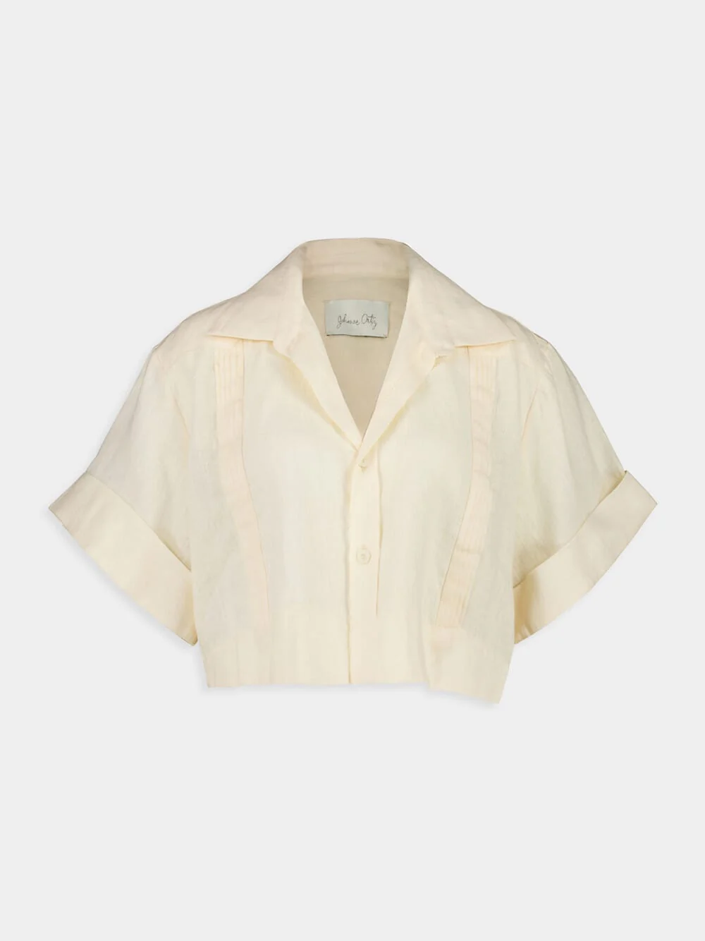 Ecru Cloud Forest Organic Linen Shirt
