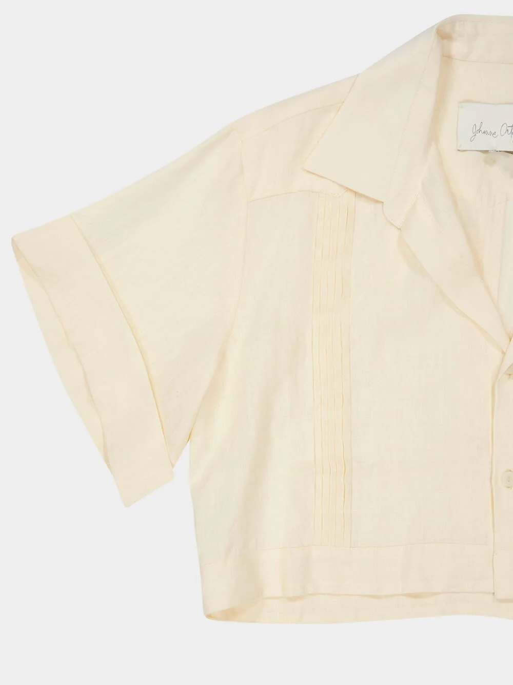 Ecru Cloud Forest Organic Linen Shirt - Image 4