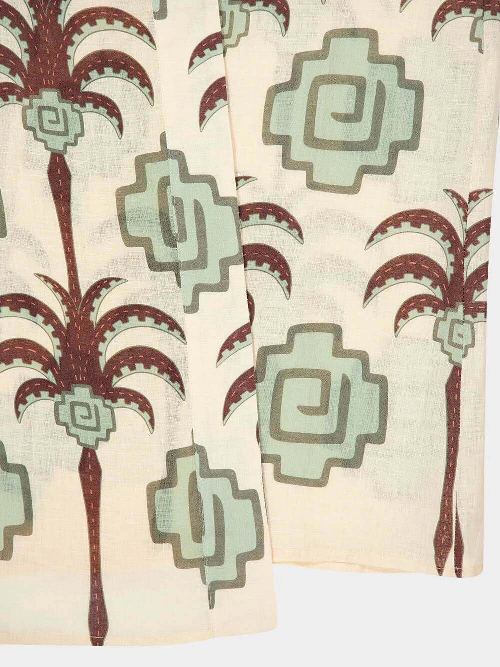Ecru Palm Boa Whisper Kimono - Image 5