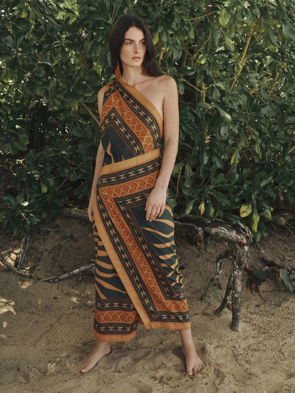 Embracing Courage One-Shoulder Dress