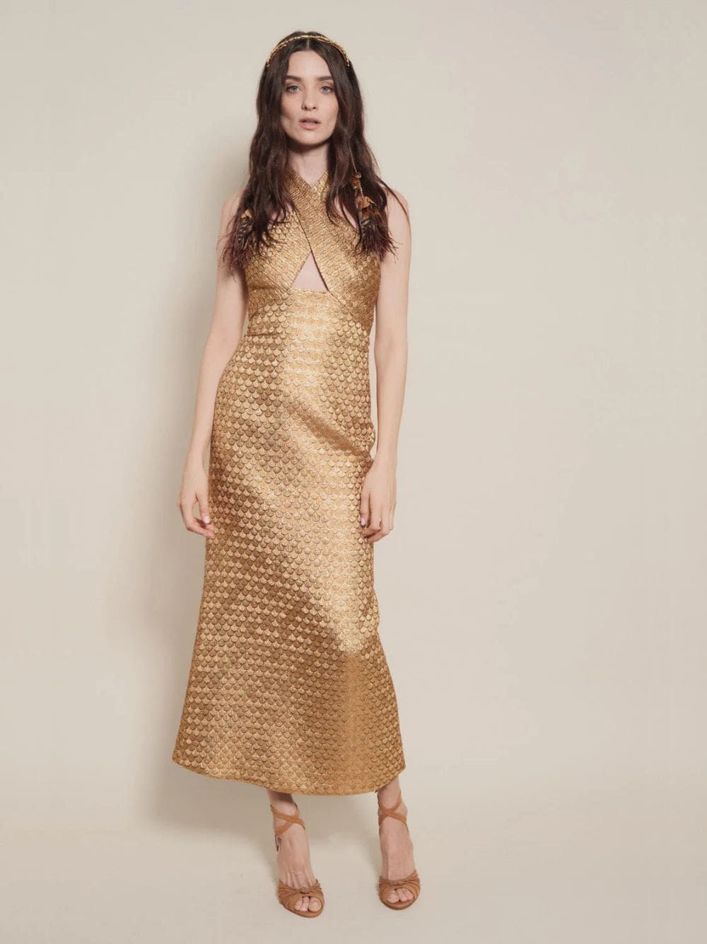 Gold Elegant Expedition Dress - Image 2