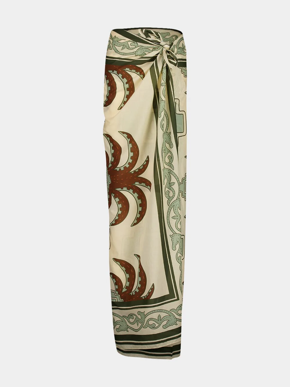 Grass Green Tropical Equestrian Pareo - Image 2