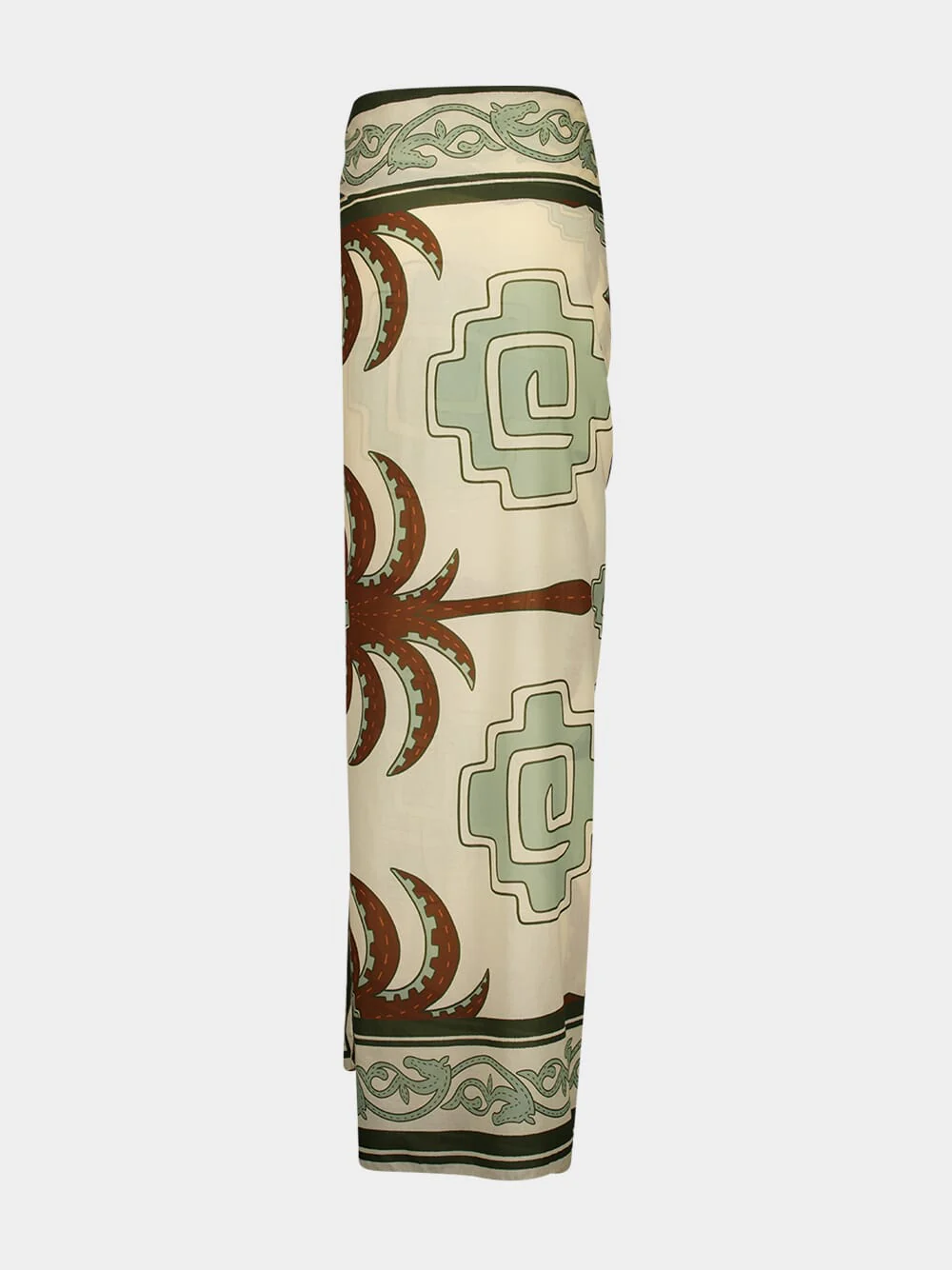Grass Green Tropical Equestrian Pareo - Image 3