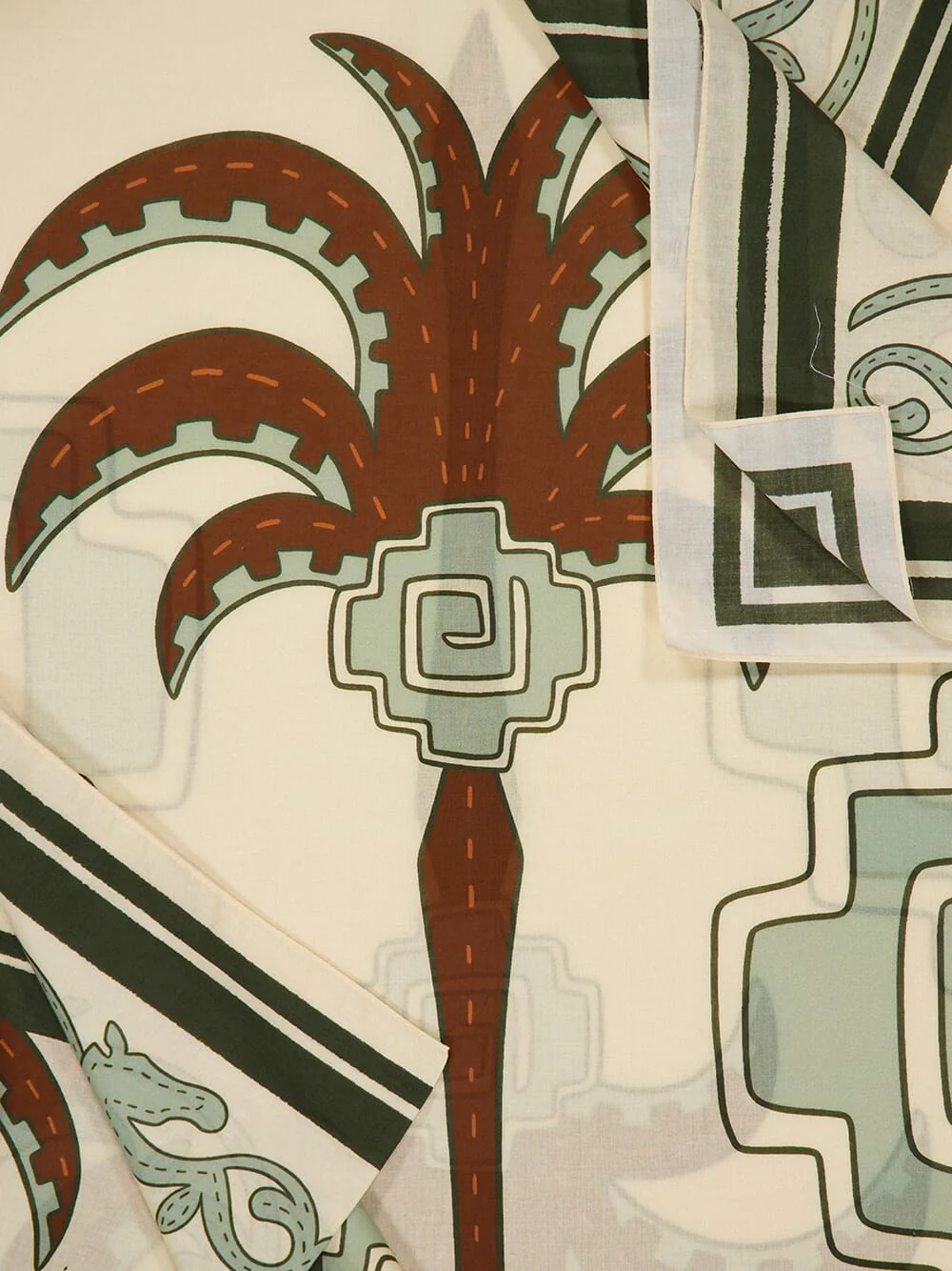 Grass Green Tropical Equestrian Pareo - Image 4