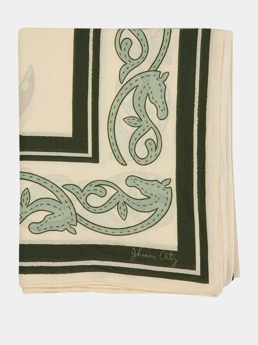 Grass Green Tropical Equestrian Pareo - Image 5