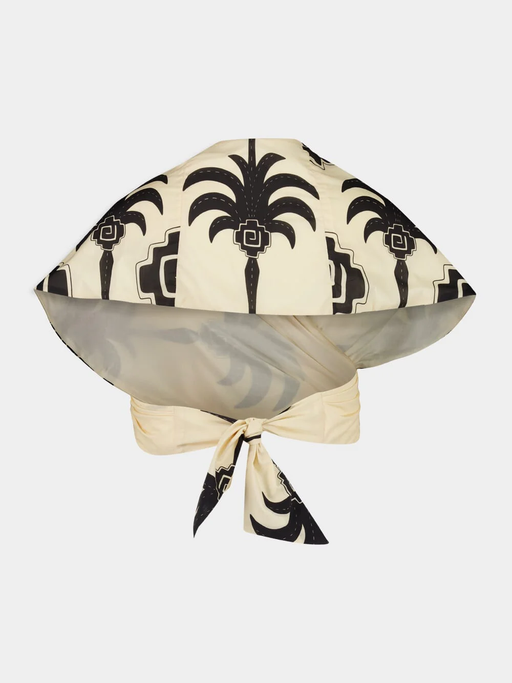 Imagery Palm Print Halterneck Top - Image 3