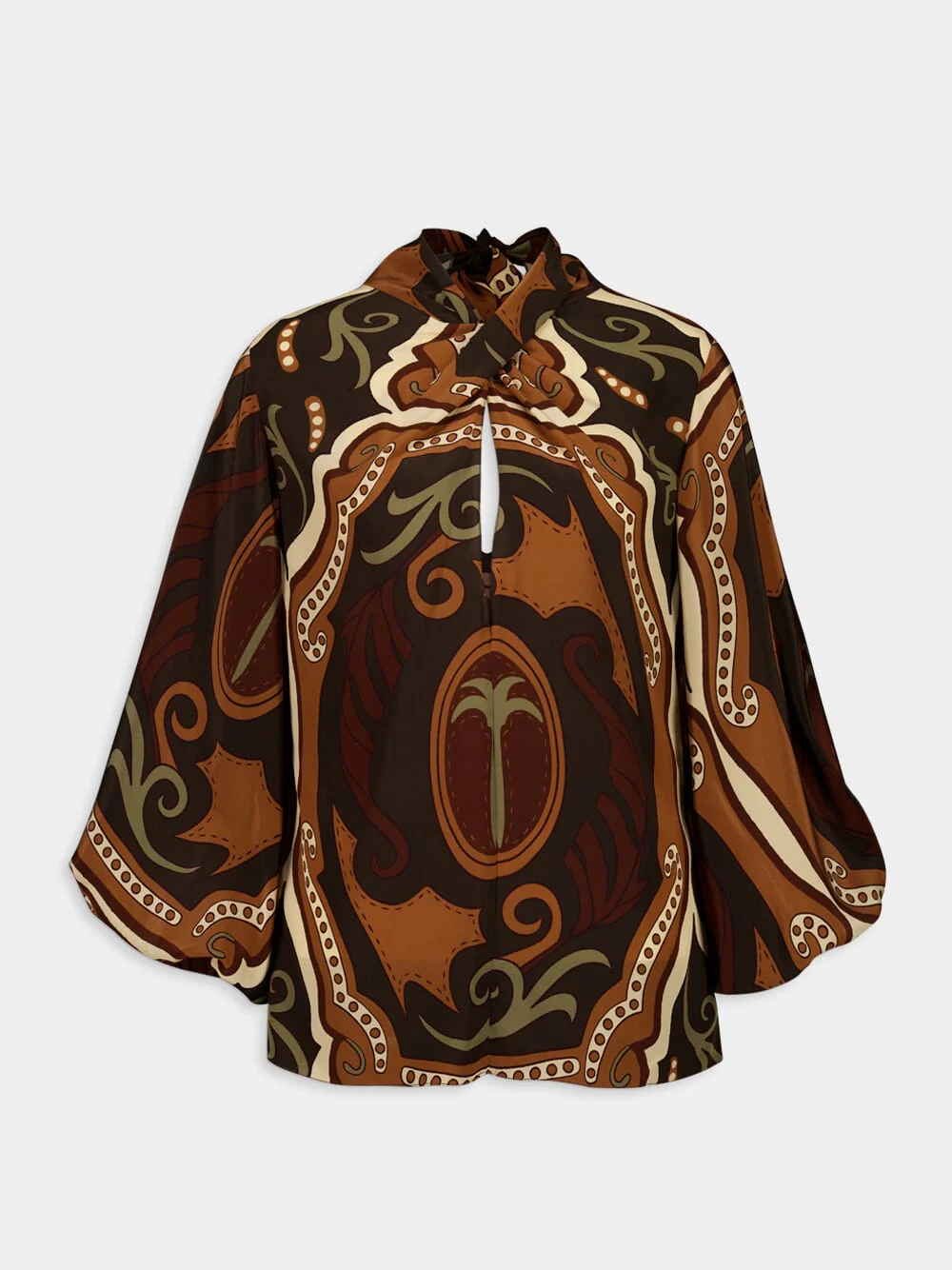 Intricate Islands Silk Top