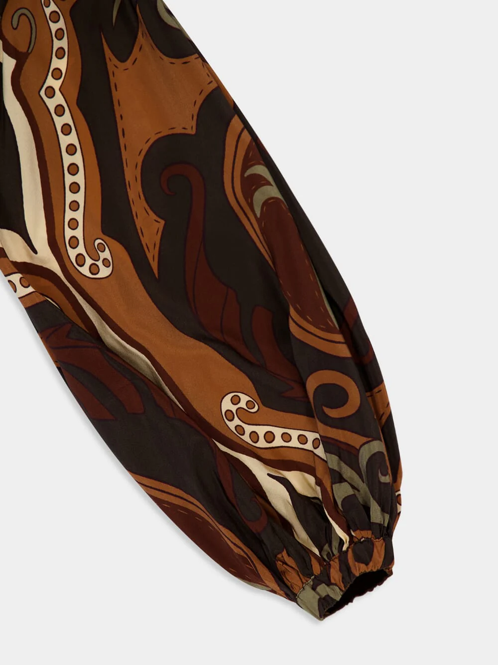Intricate Islands Silk Top - Image 4