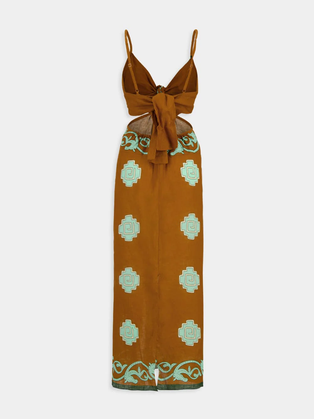 Los Siete Mares Linen Dress - Image 4