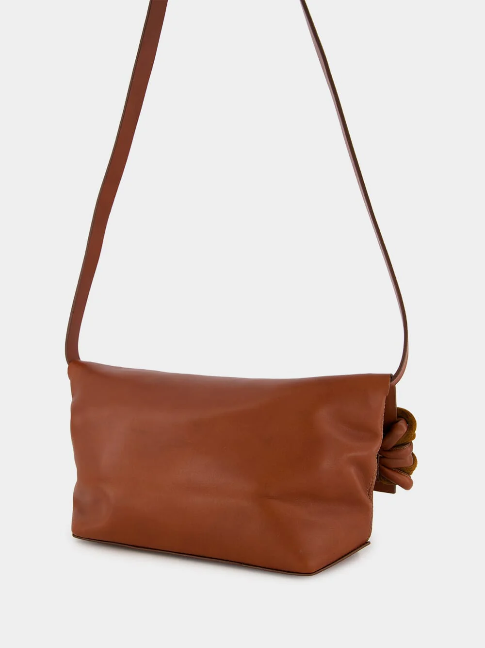 Medium Braided Leather Bag in Brown - Image 5