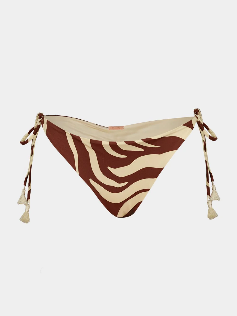 Mocca and Ecru Sagrado Bikini Bottom