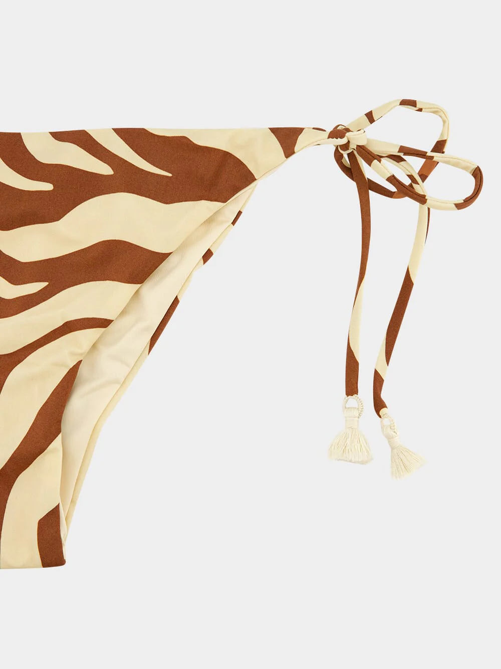 Mocca and Ecru Sagrado Bikini Bottom - Image 3