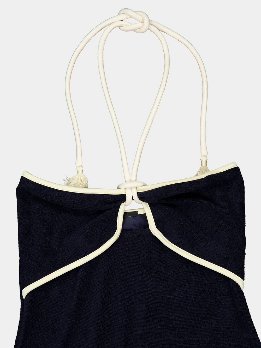 Navy and Ecru Gleymoon Ankle Dress - Image 3