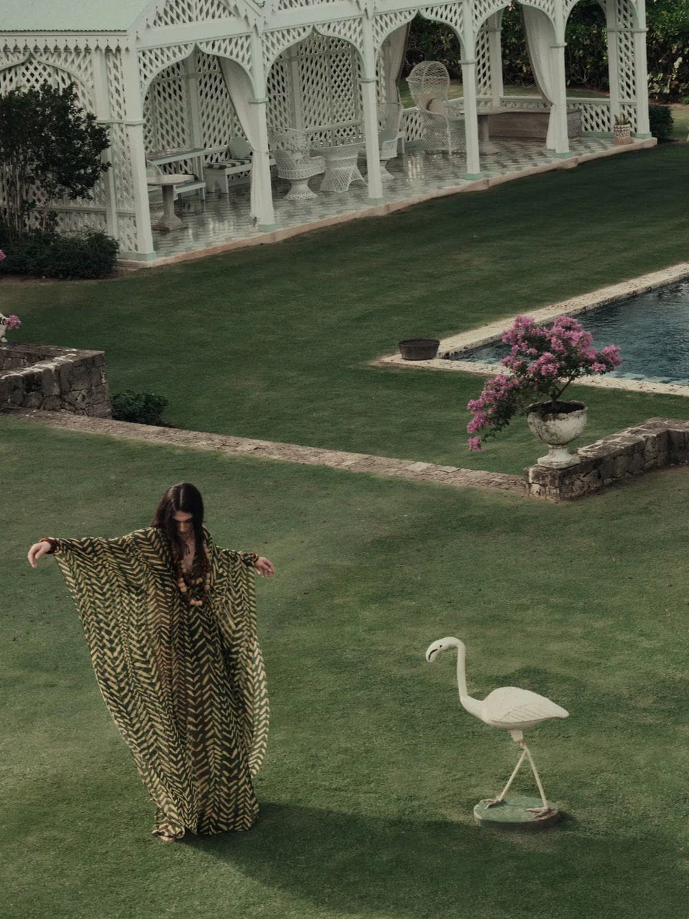 Secret Garden Printed Kaftan Dress - Image 3