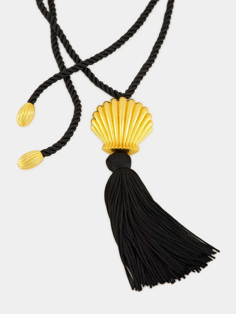 Gold Éze Shell Pendant Necklace - Image 2