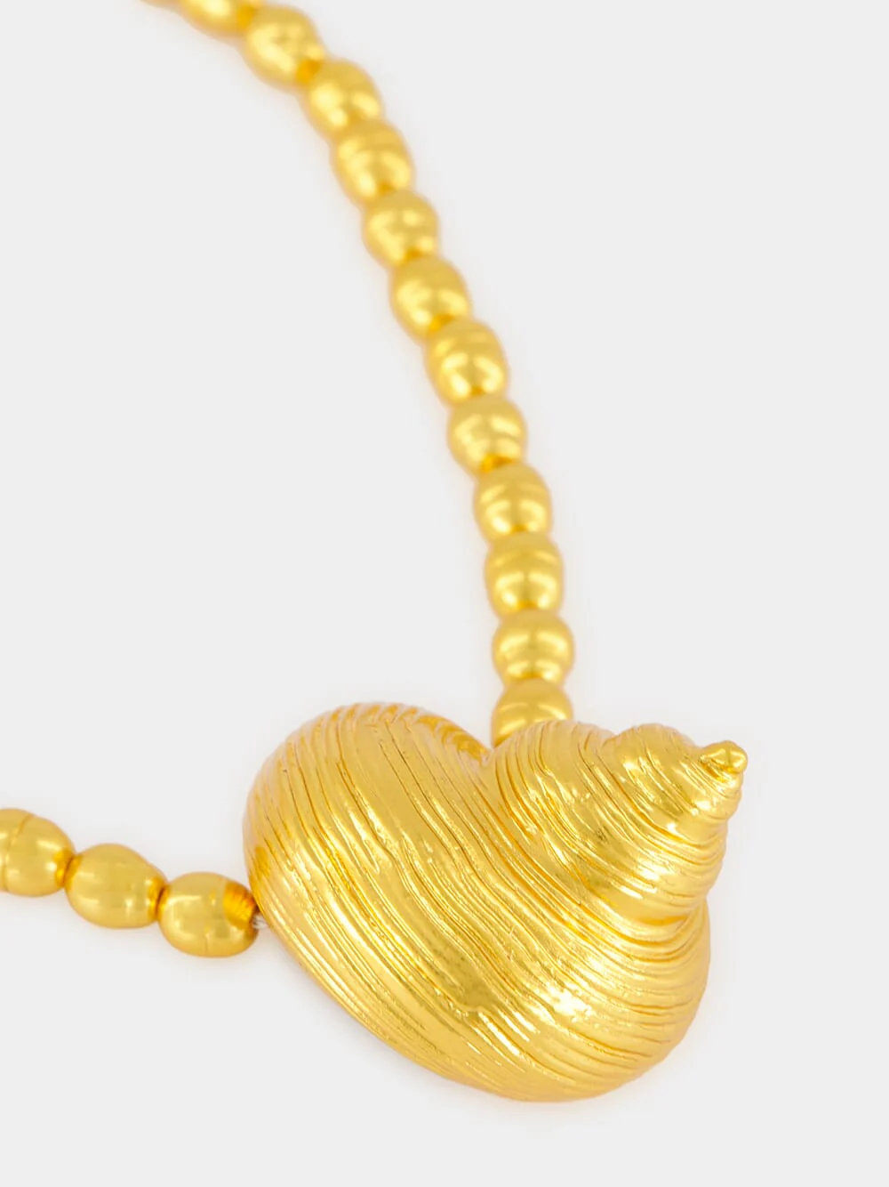 Gold Mykonos Shell Pendant Necklace - Image 4