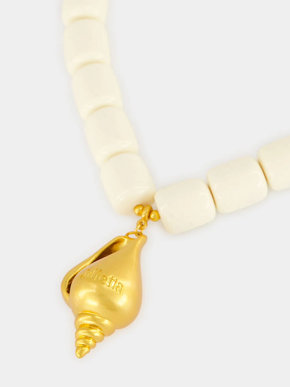 Ivory Ponza Shell Pendant Necklace - Image 4