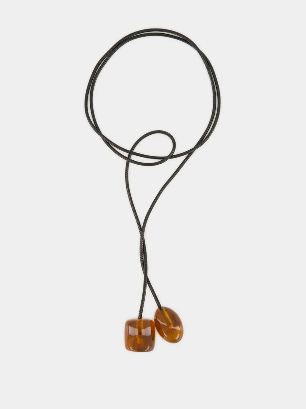 Jamie Resin Amber Cord Choker - Image 2