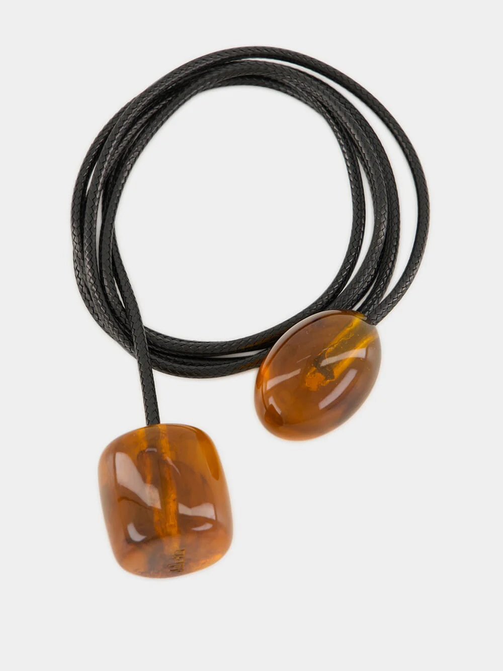 Jamie Resin Amber Cord Choker - Image 5
