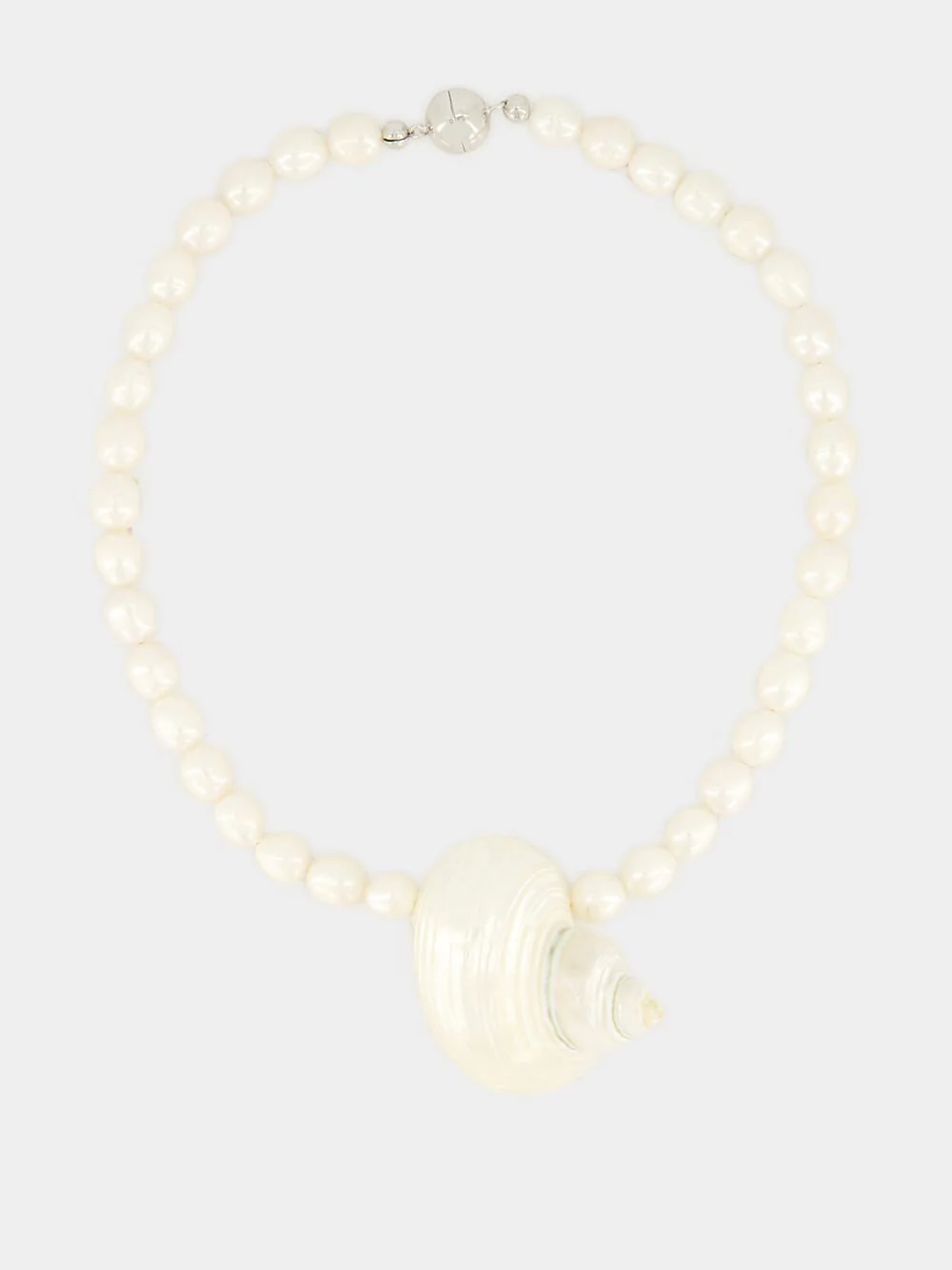 Pearl Mykonos Shell Necklace