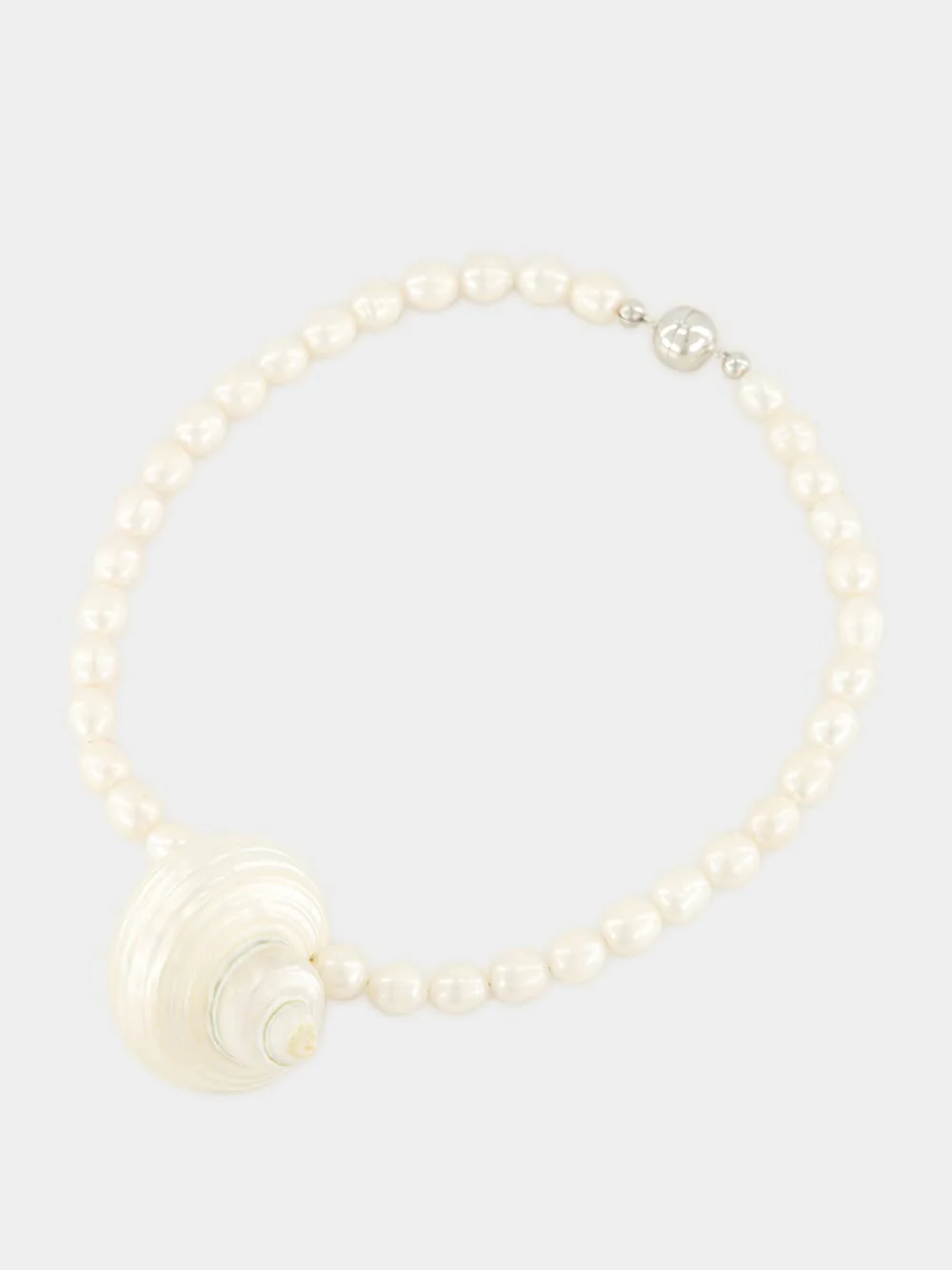 Pearl Mykonos Shell Necklace - Image 3