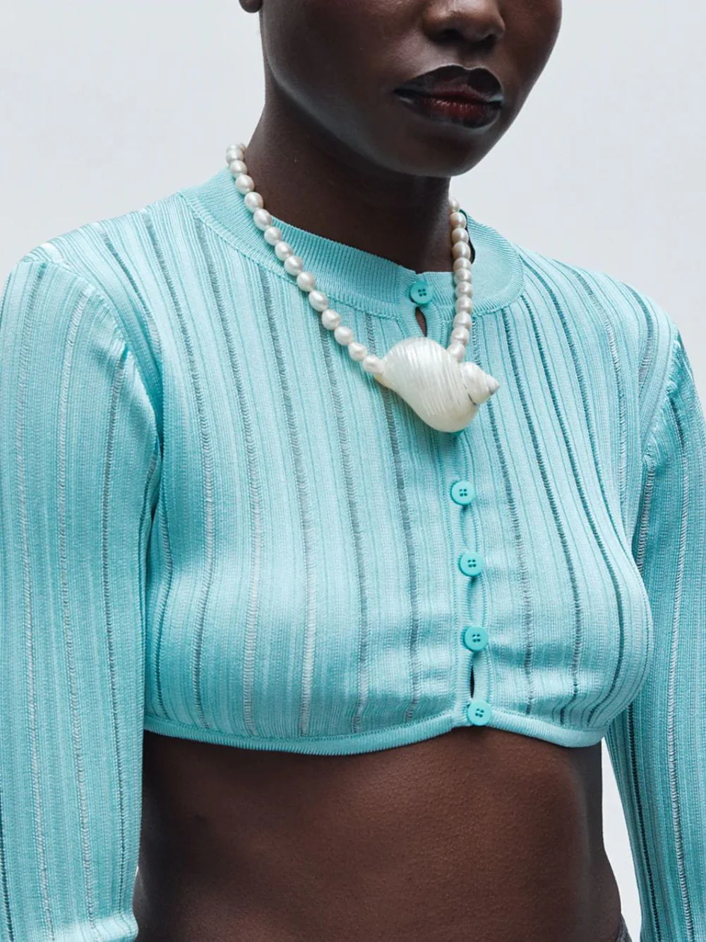 Pearl Mykonos Shell Pendant Necklace