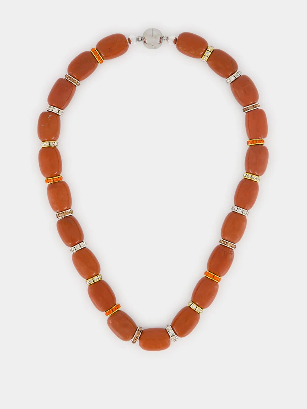 Red Jasper Donna Beaded Necklace - Image 2
