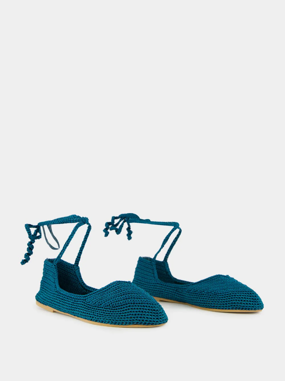 Blue High Crochet Ballerina - Image 3