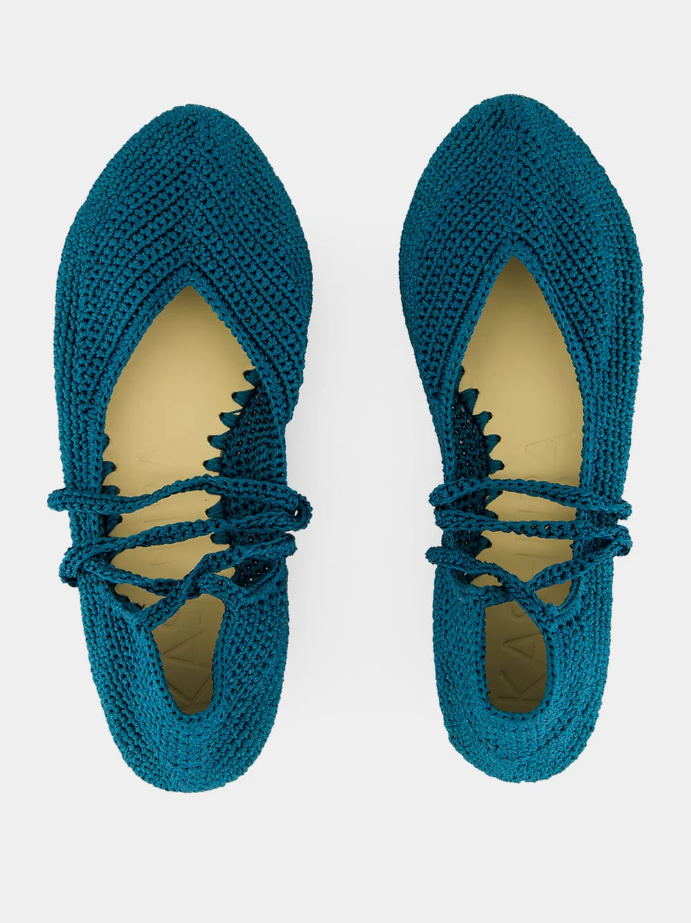 Blue High Crochet Ballerina - Image 4