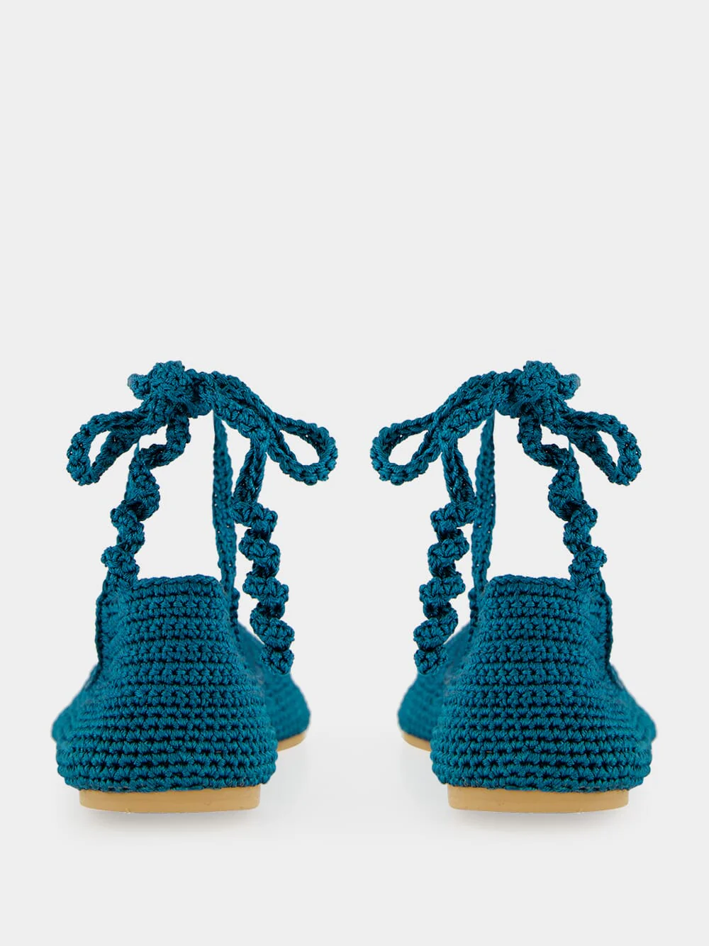 Blue High Crochet Ballerina - Image 5
