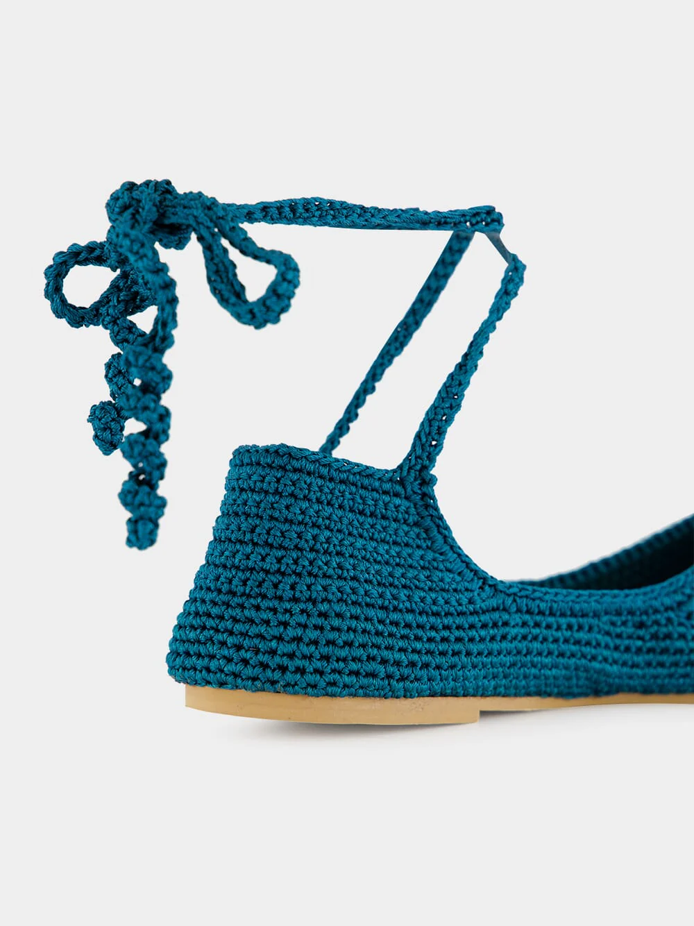 Blue High Crochet Ballerina - Image 6