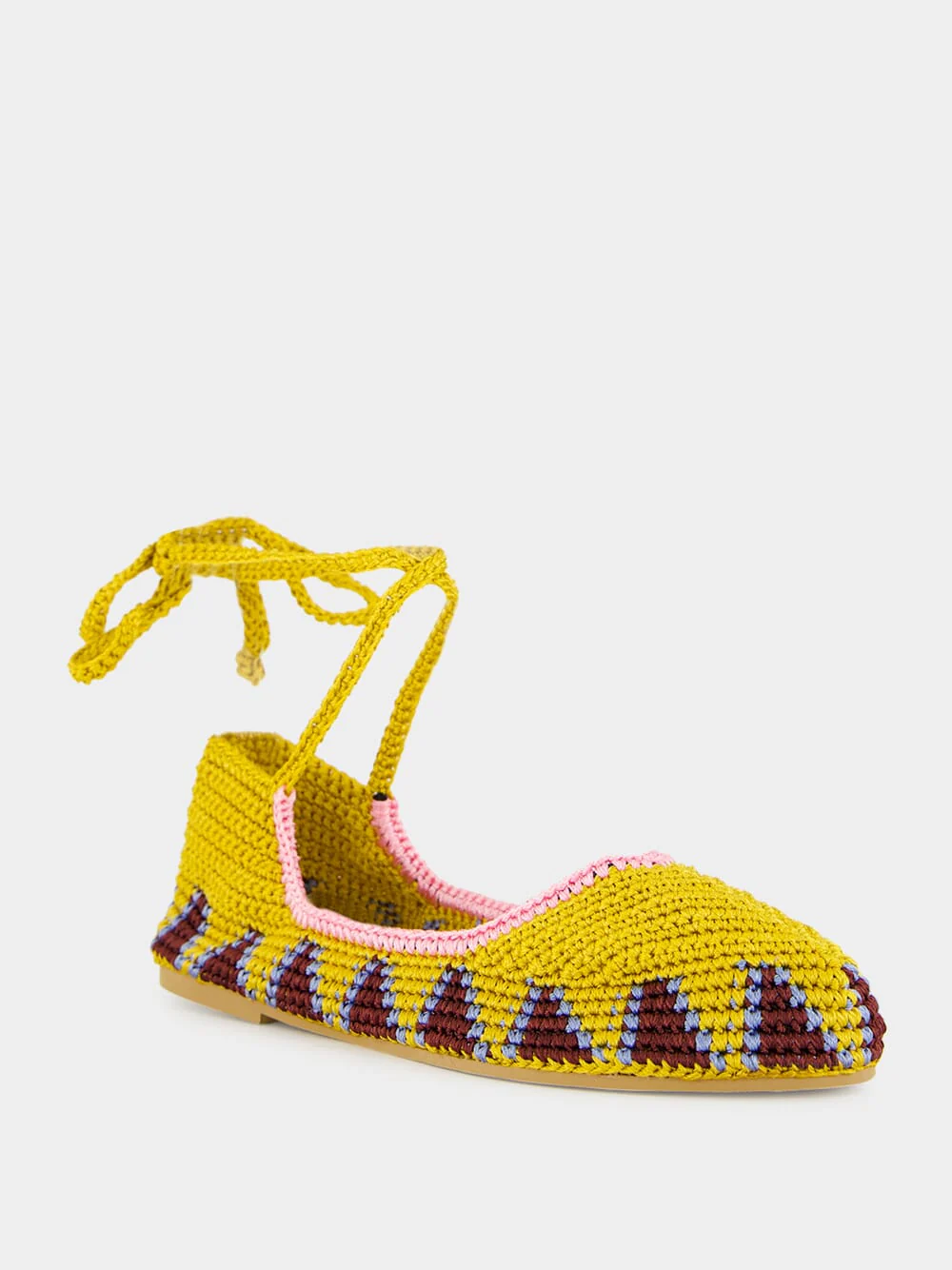 Curry Brown High Crochet Ballerina - Image 2