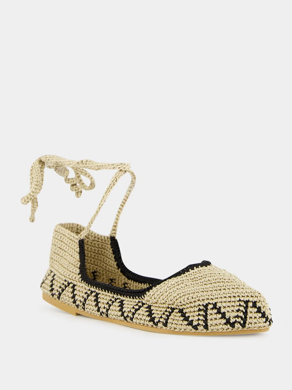 Peanut Brown High Crochet Ballerina - Image 2
