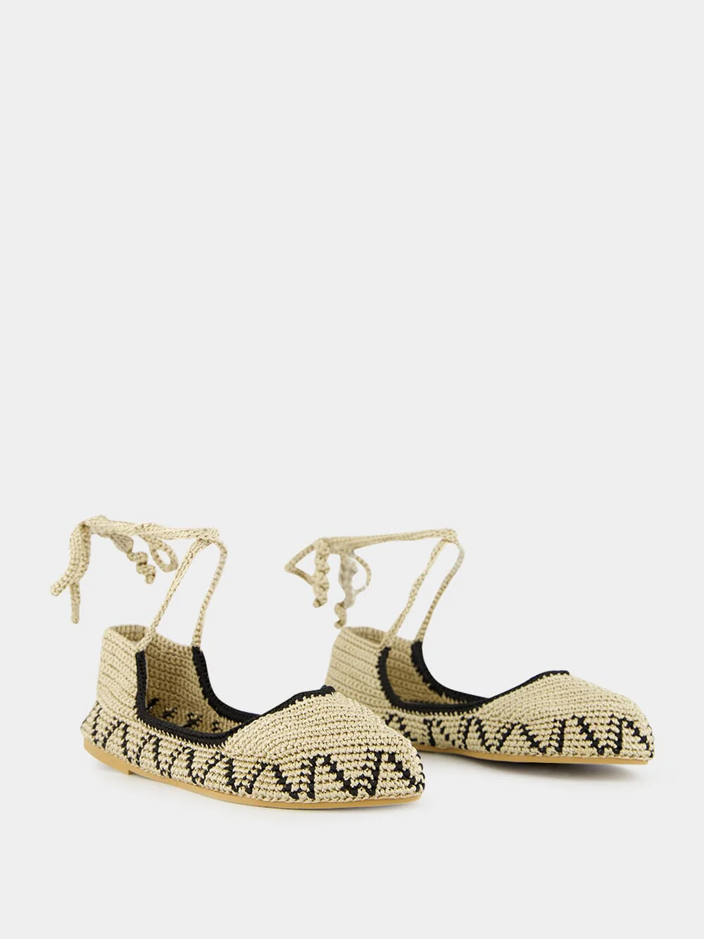 Peanut Brown High Crochet Ballerina - Image 3