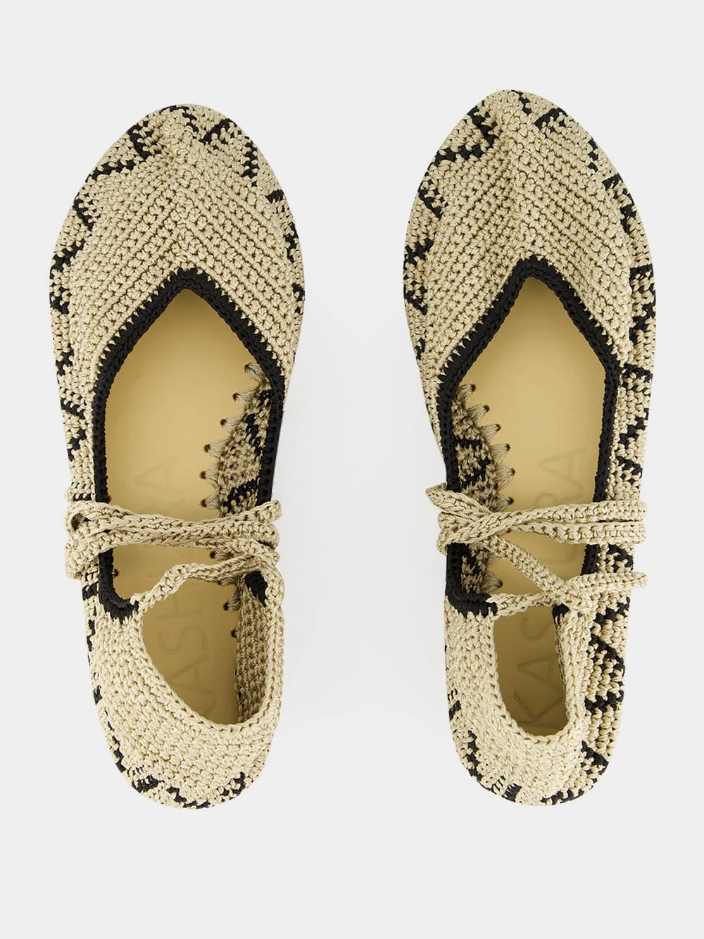 Peanut Brown High Crochet Ballerina - Image 4