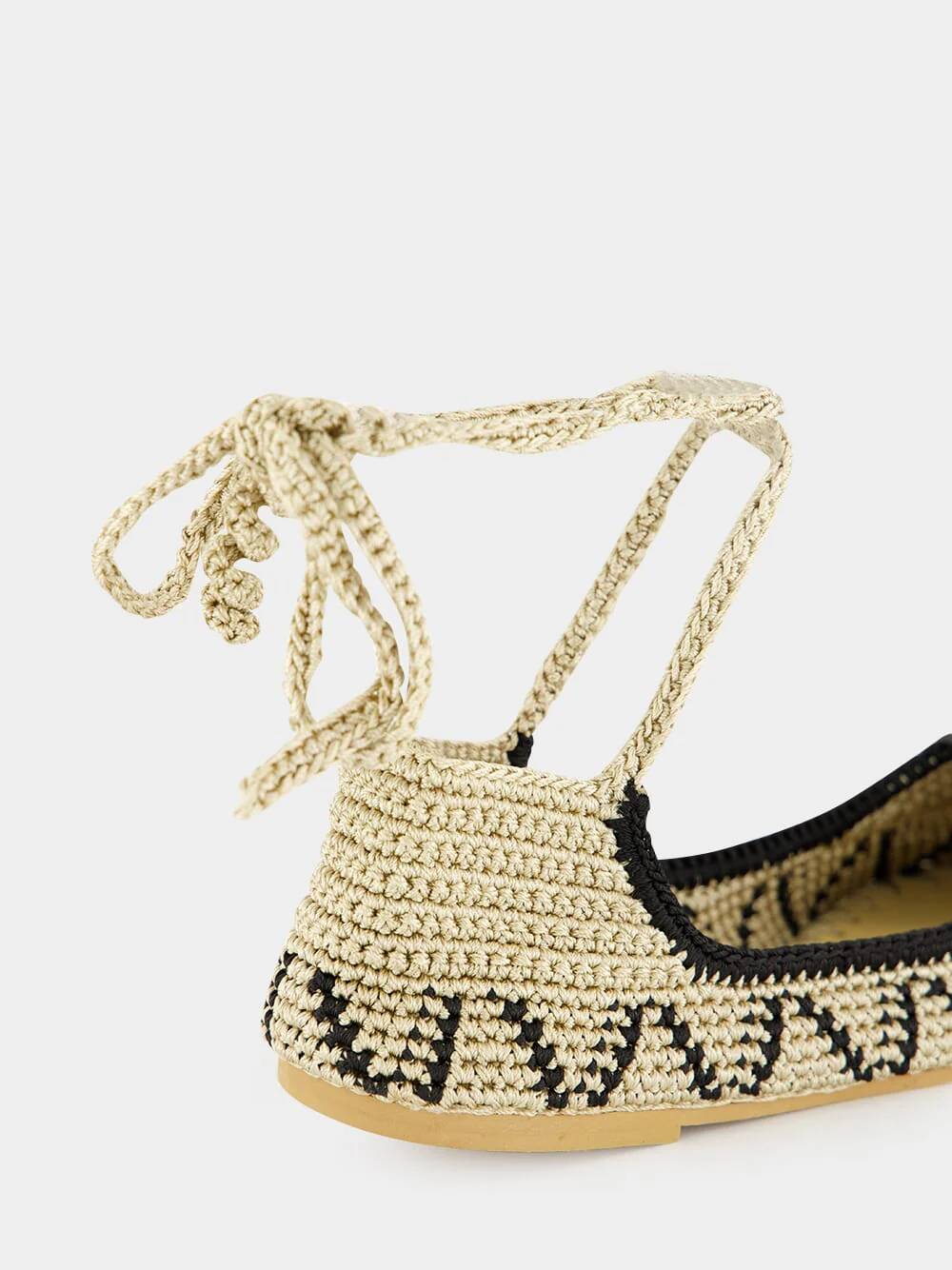 Peanut Brown High Crochet Ballerina - Image 6